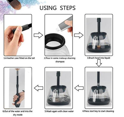 Professional Electric Auto Make Up Brushes Washing Tool - Shoptastic