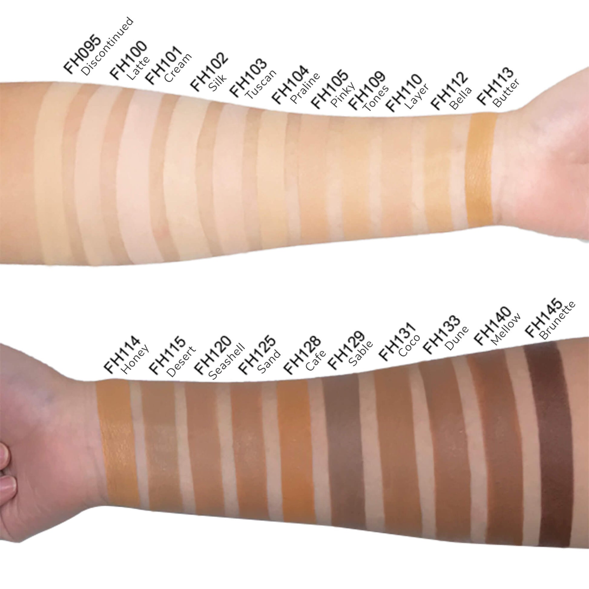 Full Cover Foundation Shades