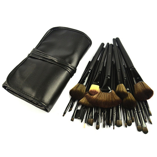 32pcs/set Black Professional Makeup Brushes Set Multifunction Makeup - Shoptastic