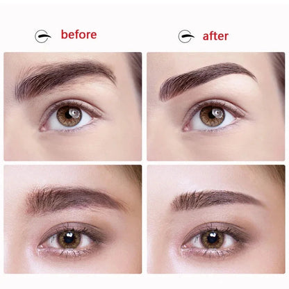 before and after eye look