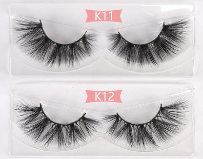 100 Pairs 3D Mink Lashes Wholesale Bulk 3D Mink Eyelashes Thick Long - Shoptastic