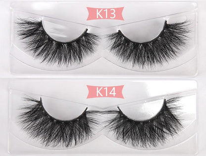 100 Pairs 3D Mink Lashes Wholesale Bulk 3D Mink Eyelashes Thick Long - Shoptastic